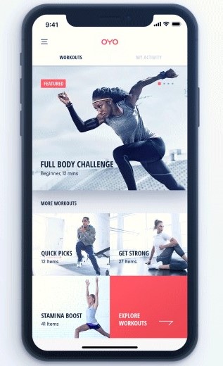 Branded Gym App with Smart Features